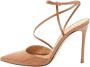 Gianvito Rossi Pre-owned Leather heels Beige Dames - Thumbnail 1