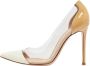 Gianvito Rossi Pre-owned Leather heels Beige Dames - Thumbnail 1