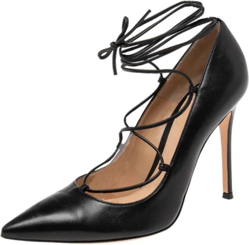 Gianvito Rossi Pre-owned Leather heels Black Dames