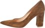 Gianvito Rossi Pre-owned Leather heels Brown Dames - Thumbnail 1