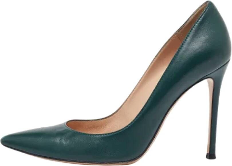 Gianvito Rossi Pre-owned Leather heels Green Dames