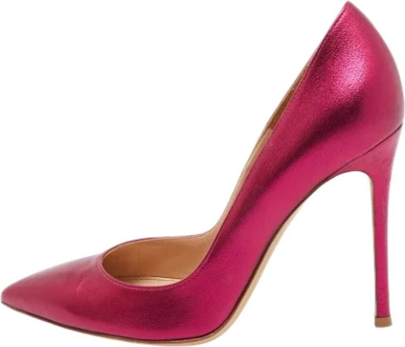 Gianvito Rossi Pre-owned Leather heels Pink Dames