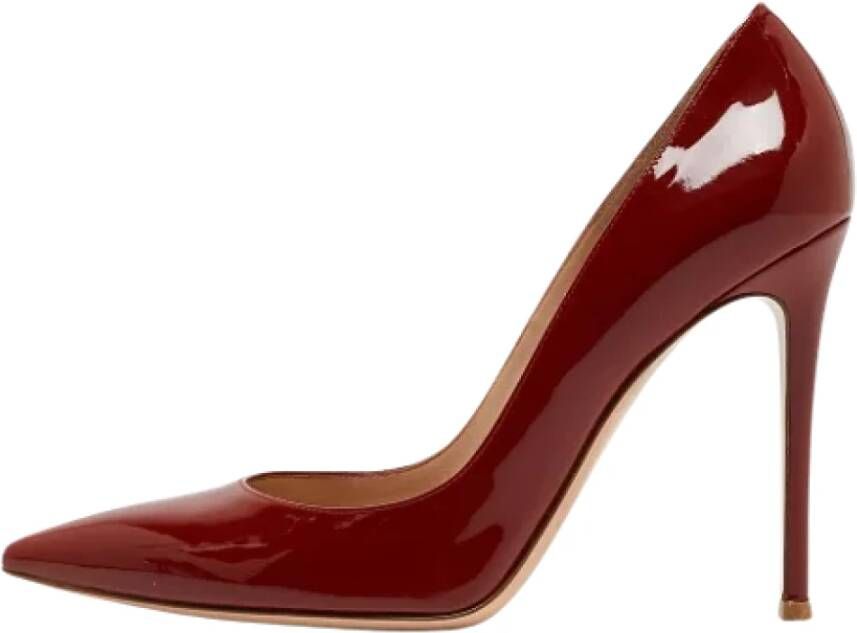 Gianvito Rossi Pre-owned Leather heels Red Dames