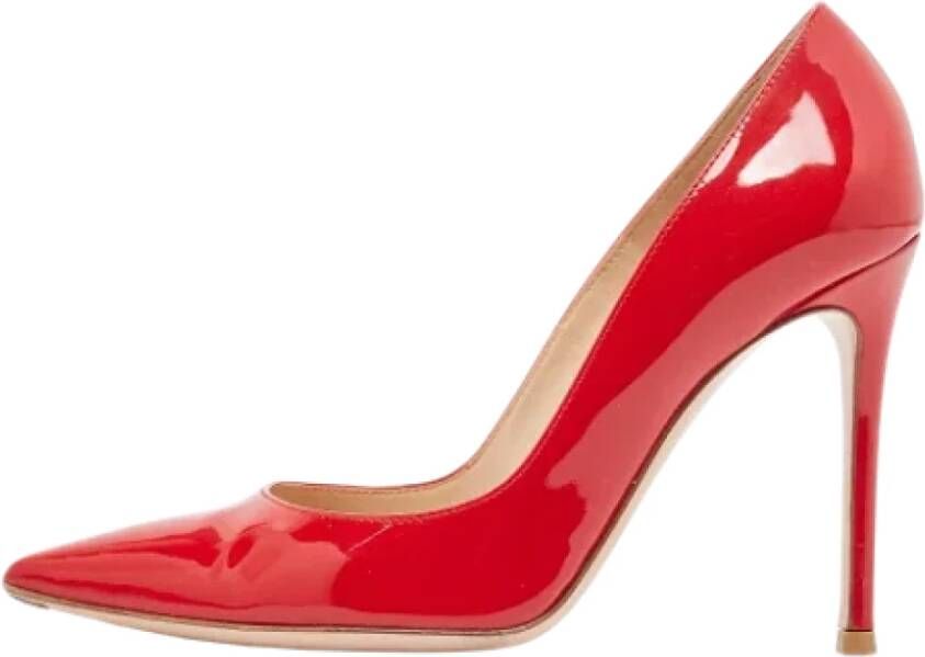 Gianvito Rossi Pre-owned Leather heels Red Dames