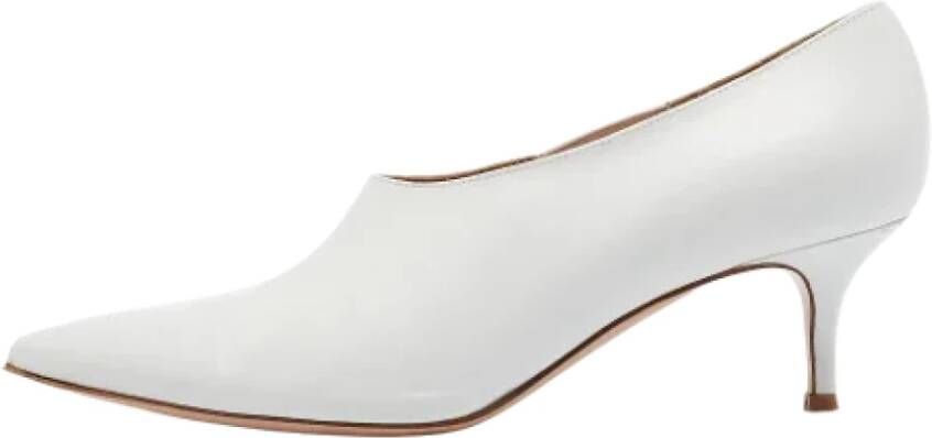 Gianvito Rossi Pre-owned Leather heels White Dames