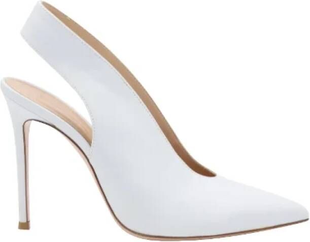 Gianvito Rossi Pre-owned Leather heels White Dames