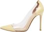 Gianvito Rossi Pre-owned Leather heels Yellow Dames - Thumbnail 1