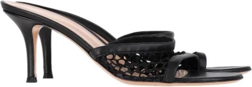 Gianvito Rossi Pre-owned Leather mules Black Dames