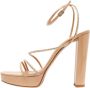 Gianvito Rossi Pre-owned Leather sandals Beige Dames - Thumbnail 1