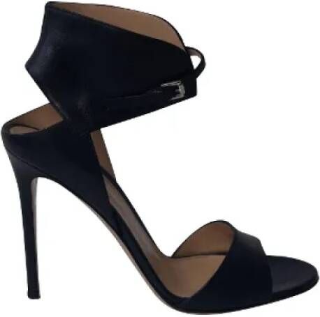 Gianvito Rossi Pre-owned Leather sandals Black Dames