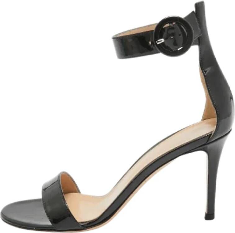 Gianvito Rossi Pre-owned Leather sandals Black Dames