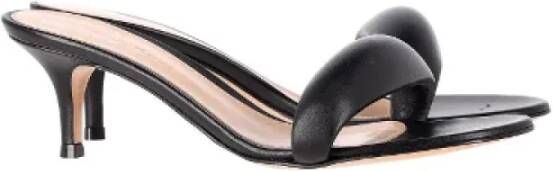 Gianvito Rossi Pre-owned Leather sandals Black Dames