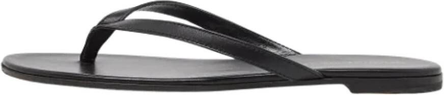 Gianvito Rossi Pre-owned Leather sandals Black Dames