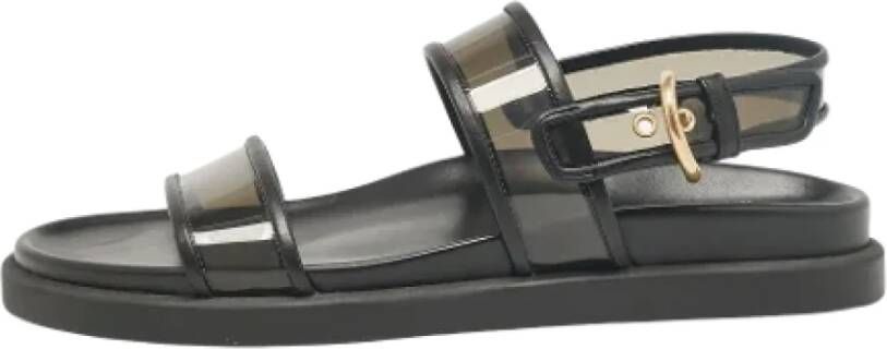 Gianvito Rossi Pre-owned Leather sandals Black Dames