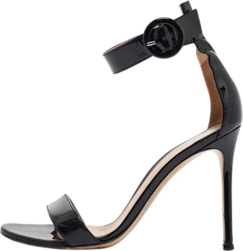 Gianvito Rossi Pre-owned Leather sandals Black Dames