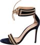 Gianvito Rossi Pre-owned Leather sandals Blue Dames - Thumbnail 1