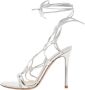 Gianvito Rossi Pre-owned Leather sandals Gray Dames - Thumbnail 1