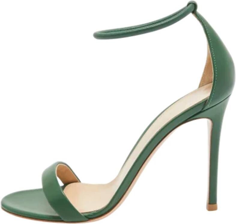 Gianvito Rossi Pre-owned Leather sandals Green Dames