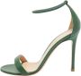 Gianvito Rossi Pre-owned Leather sandals Green Dames - Thumbnail 1