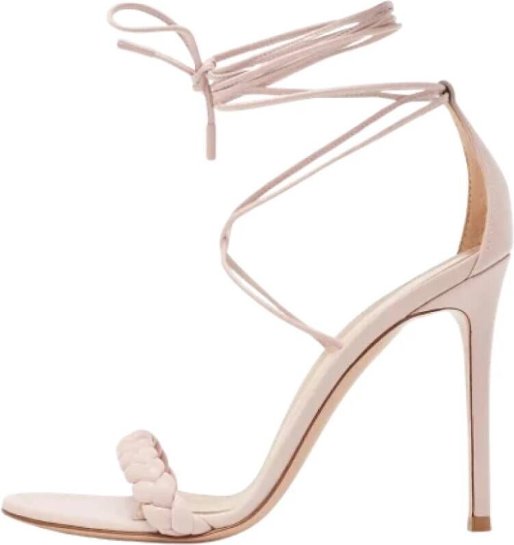 Gianvito Rossi Pre-owned Leather sandals Pink Dames