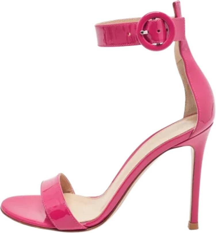 Gianvito Rossi Pre-owned Leather sandals Pink Dames