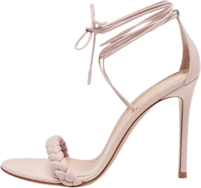 Gianvito Rossi Pre-owned Leather sandals Pink Dames