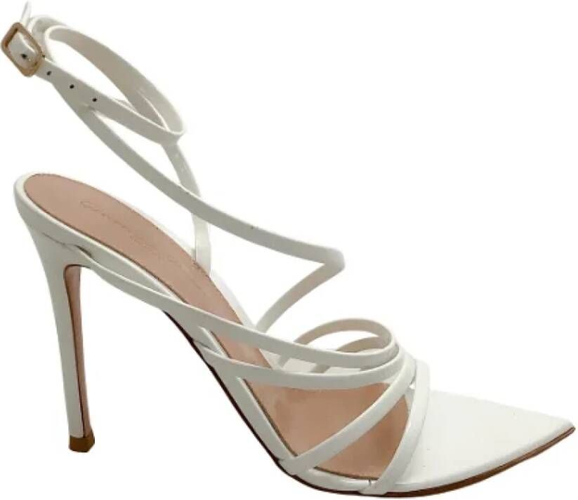 Gianvito Rossi Pre-owned Leather sandals White Dames