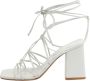 Gianvito Rossi Pre-owned Leather sandals White Dames - Thumbnail 1