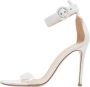 Gianvito Rossi Pre-owned Leather sandals White Dames - Thumbnail 1