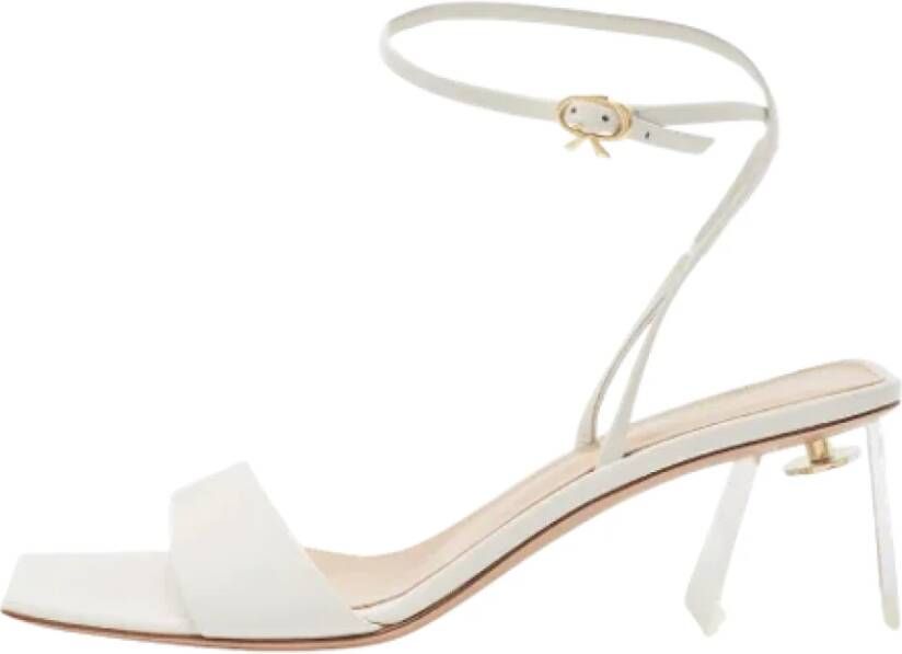 Gianvito Rossi Pre-owned Leather sandals White Dames