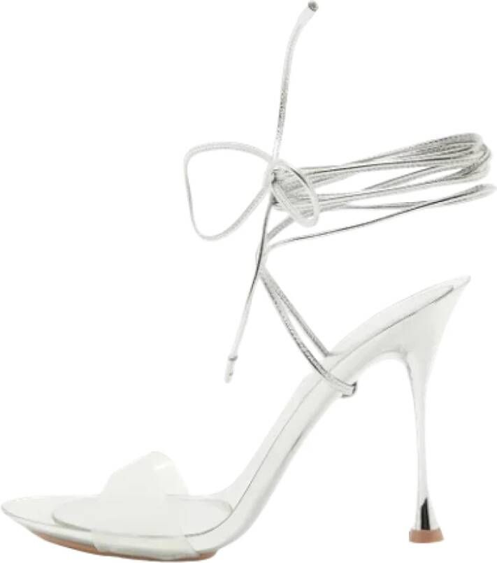 Gianvito Rossi Pre-owned Leather sandals White Dames