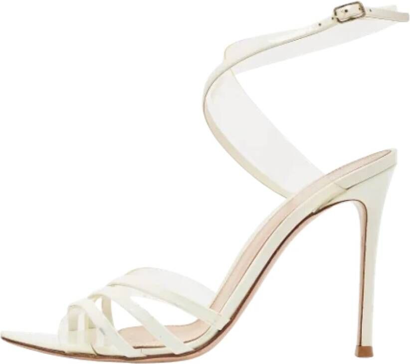 Gianvito Rossi Pre-owned Leather sandals White Dames