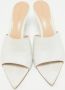 Gianvito Rossi Pre-owned Leather sandals White Dames - Thumbnail 1