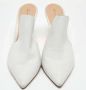 Gianvito Rossi Pre-owned Leather sandals White Dames - Thumbnail 1