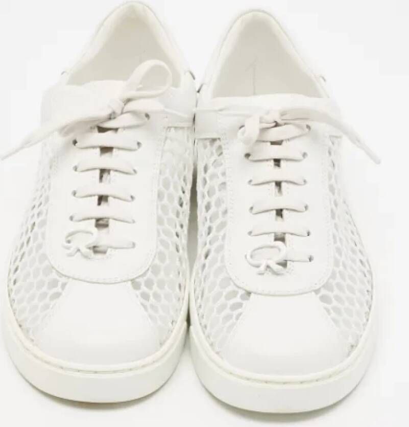 Gianvito Rossi Pre-owned Leather sneakers White Dames