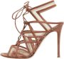 Gianvito Rossi Pre-owned Mesh sandals Brown Dames - Thumbnail 1