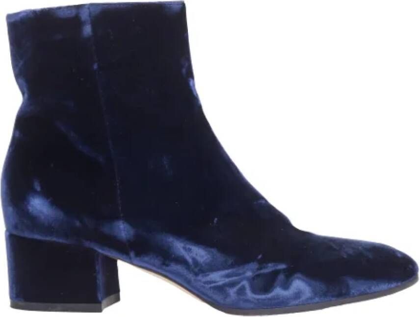 Gianvito Rossi Pre-owned Plastic boots Blue Dames