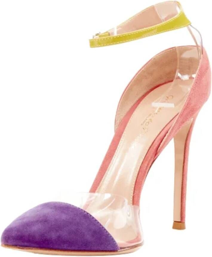 Gianvito Rossi Pre-owned Plastic heels Purple Dames