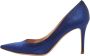 Gianvito Rossi Pre-owned Satin heels Blue Dames - Thumbnail 1