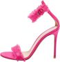 Gianvito Rossi Pre-owned Satin sandals Pink Dames - Thumbnail 1