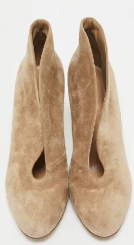 Gianvito Rossi Pre-owned Suede boots Beige Dames