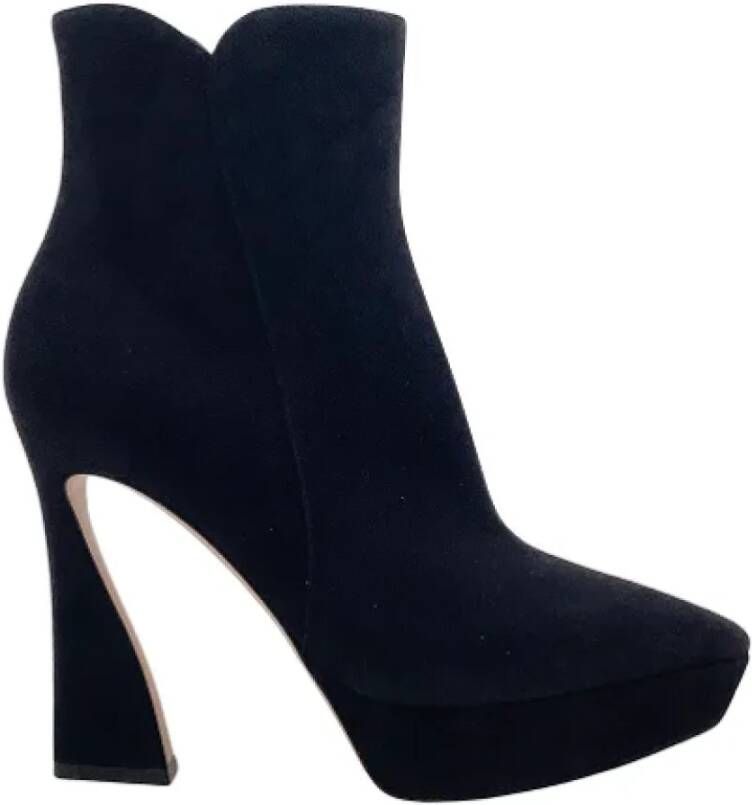 Gianvito Rossi Pre-owned Suede boots Black Dames