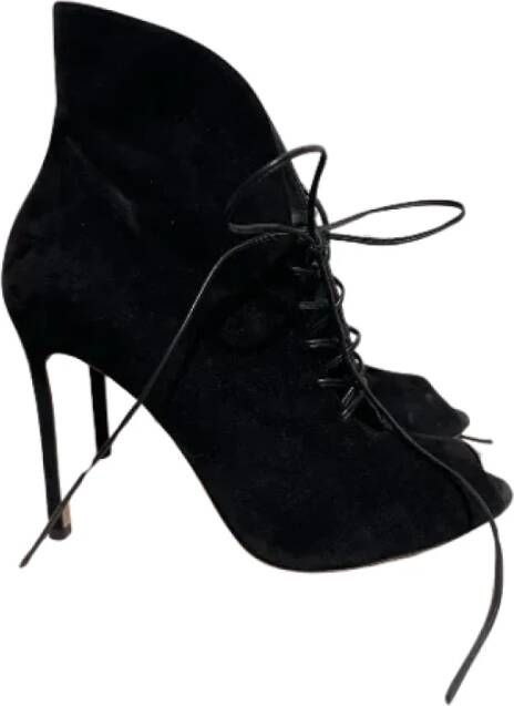 Gianvito Rossi Pre-owned Suede boots Black Dames