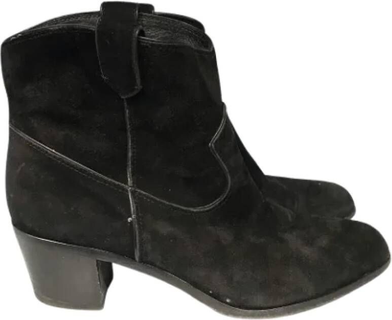 Gianvito Rossi Pre-owned Suede boots Black Dames