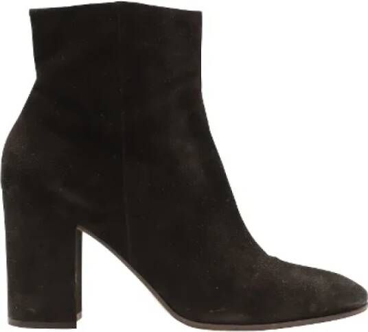 Gianvito Rossi Pre-owned Suede boots Black Dames