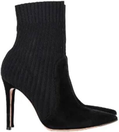 Gianvito Rossi Pre-owned Suede boots Black Dames