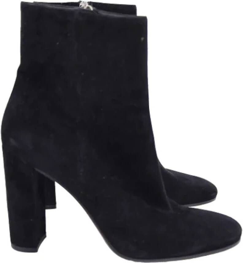 Gianvito Rossi Pre-owned Suede boots Black Dames