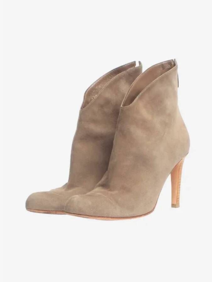 Gianvito Rossi Pre-owned Suede boots Gray Dames