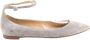 Gianvito Rossi Pre-owned Suede flats Gray Dames - Thumbnail 1