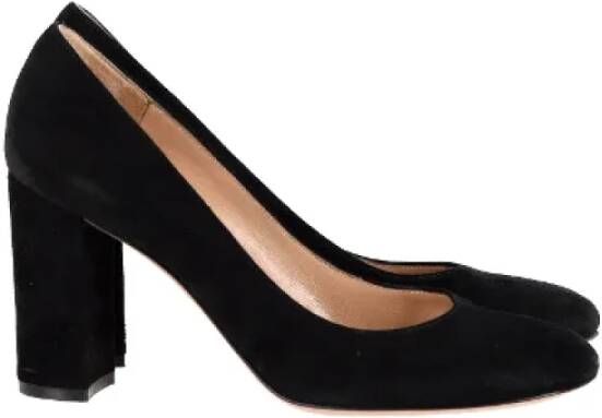 Gianvito Rossi Pre-owned Suede heels Black Dames